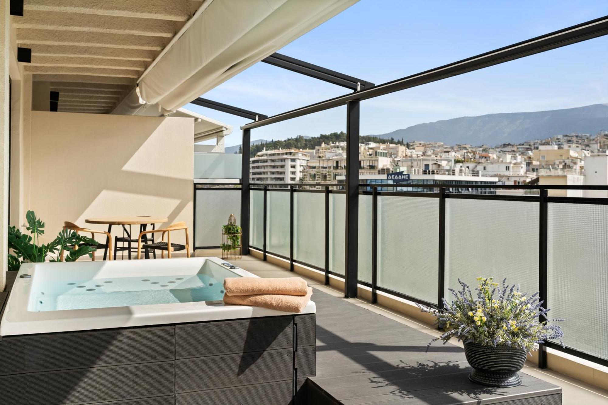 Acron 12 Penthouse Acropolis Suites Athens Ngoại thất bức ảnh